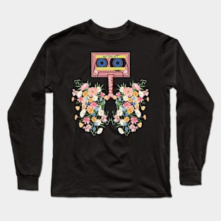 Just Breathe, Music Keeps Me Alive Long Sleeve T-Shirt